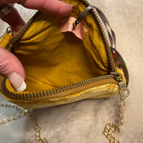 Powder Designs Toucan Velvet Embroidered Purse - Picture 7 of 10